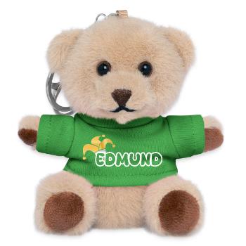 Carnival Edmund - Teddy Keyring - green - Front