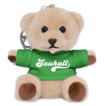 Saukalt - Teddy Schlüsselanhänger - Grün - Vorne