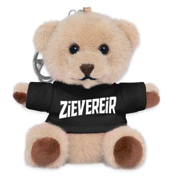 Zievereir, flämischer Dialekt-T-Shirt - Teddy Schlüsselanhänger - Schwarz - Vorne