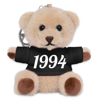 1994 Vintage 1994 Anniversaire Rétro 1994 Cadeau - Porte-clés ourson - noir - Devant