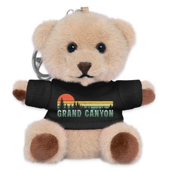 Retro Grand Canyon National Park - Teddy Keyring - black - Front