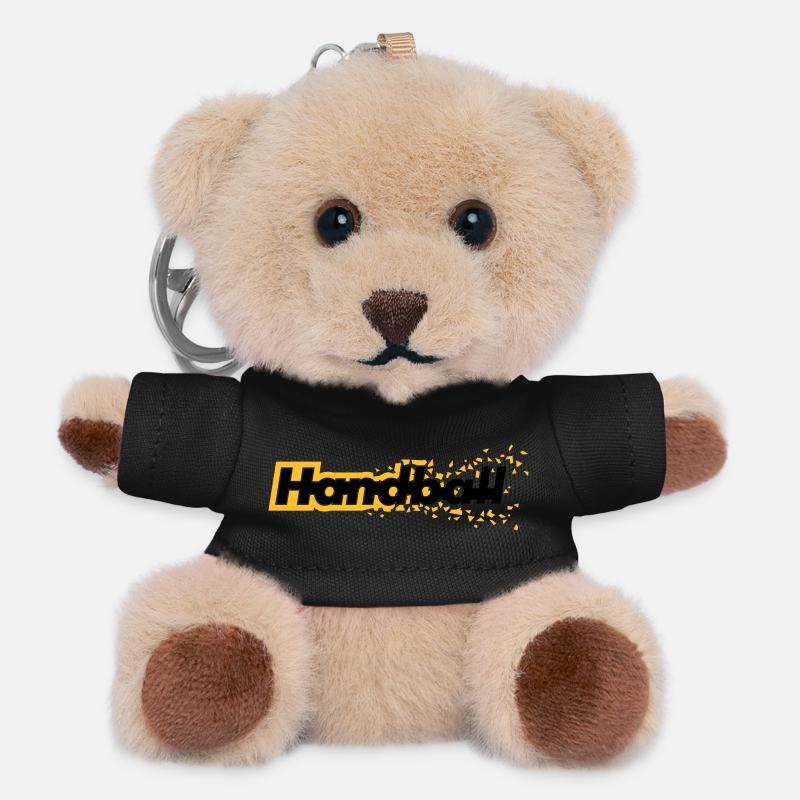 Handball - Teddy Schlüsselanhänger - Schwarz