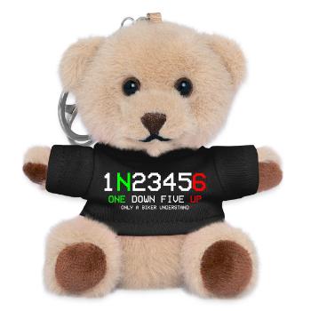 Motorcycle 1N23456 - Teddy Keyring - black - Front