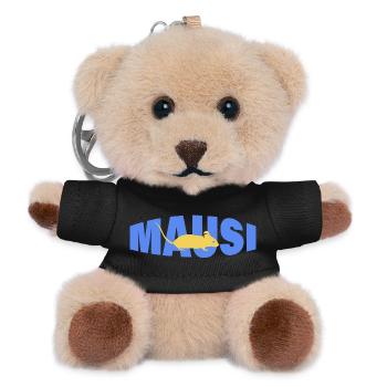 MAUSI - Teddy Schlüsselanhänger - Schwarz - Vorne