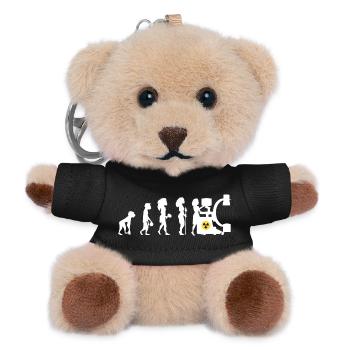 Humor Manip Block Radio for Women Radiology - Teddy Keyring - black - Front