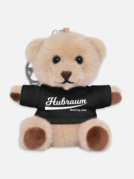 Hubraum und Motorsport - Teddy Schlüsselanhänger - Schwarz