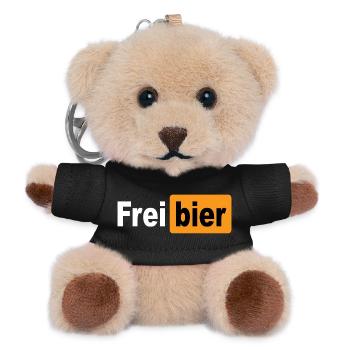 FREIBIER - Teddy Schlüsselanhänger - Schwarz - Vorne
