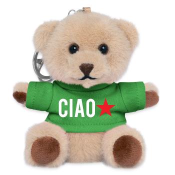 t-shirt hello red star t-shirt red star - Teddy Keyring - green - Front