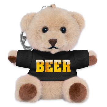 Beer Oktober Wiese - Teddy Schlüsselanhänger - Schwarz - Vorne