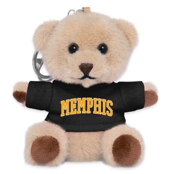 Memphis Varsity Orange - Teddy Schlüsselanhänger - Schwarz - Vorne