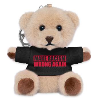 make racism wrong again - Teddy Schlüsselanhänger - Schwarz - Vorne