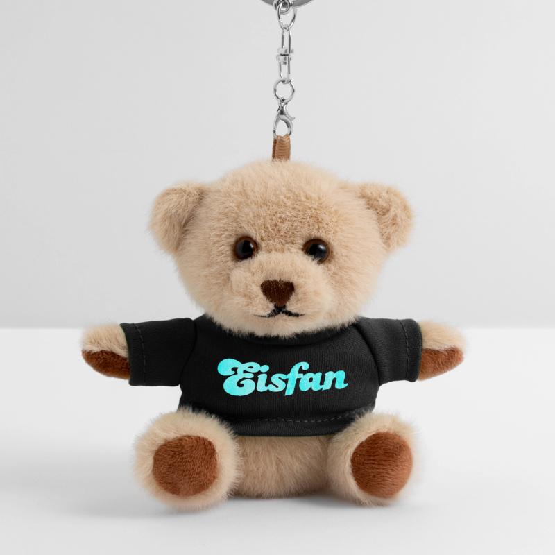 Eisfan cool Statement Eiscreme Eis Eiskrem Fan Teddy Schlüsselanhänger