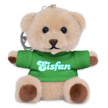 Eis Fan Eiscreme süß Sommer Eiskrem Handschrift - Teddy Schlüsselanhänger - Grün - Vorne