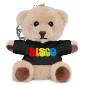 Disco - Teddy Keyring - black - Front