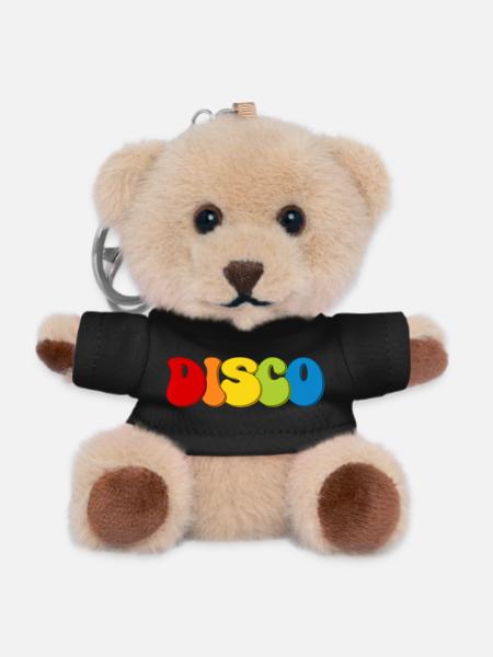 Disco - Teddy Schlüsselanhänger - Schwarz