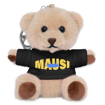MAUSI - Teddy Schlüsselanhänger - Schwarz - Vorne