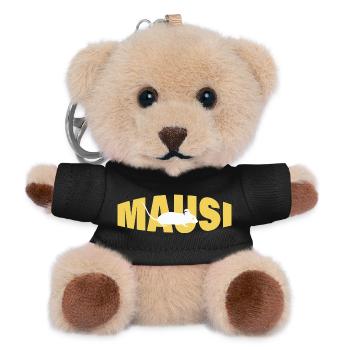MAUSI - Teddy Schlüsselanhänger - Schwarz - Vorne