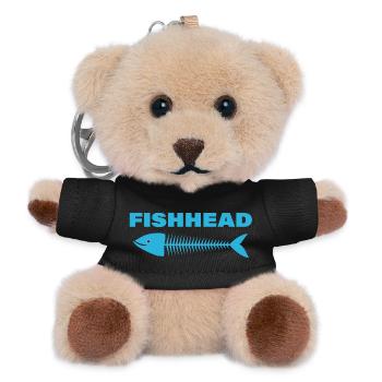 FISHHEAD - Teddy Keyring - black - Front