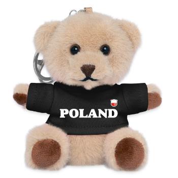 Poland - Teddy Keyring - black - Front