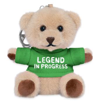 Legend in Progress - dictons amusants - Porte-clés ourson - vert - Devant