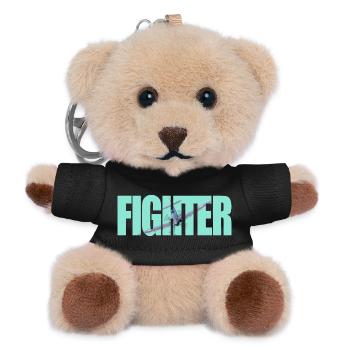 Fighter Spitfire - Teddy Keyring - black - Front