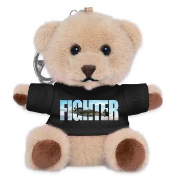 Fighter Spitfire - Teddy Keyring - black - Front