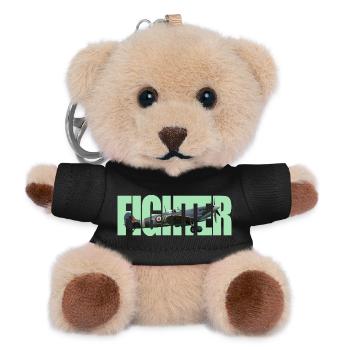 Fighter Spitfire - Teddy Keyring - black - Front