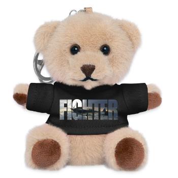 Fighter Spitfire - Teddy Keyring - black - Front