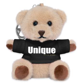 Unique - Teddy Keyring - black - Front