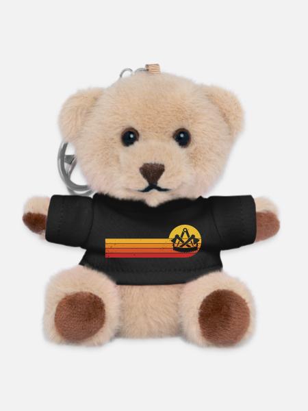 Zimmerer Zunftzeichen Zimmermann Handwerk Zunft - Teddy Schlüsselanhänger - Schwarz