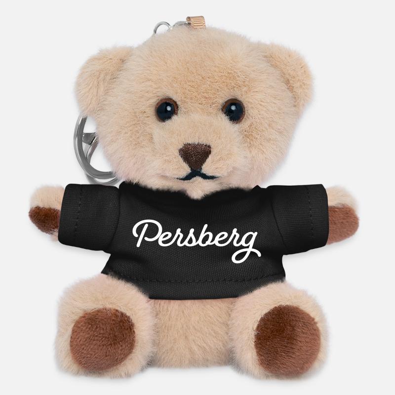 Persberg white - Teddy Keyring - black