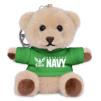 Emblème de l’US Navy - Porte-clés ourson - vert - Devant