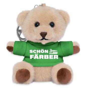 SCHÖNFÄRBER - Teddy Schlüsselanhänger - Grün - Vorne