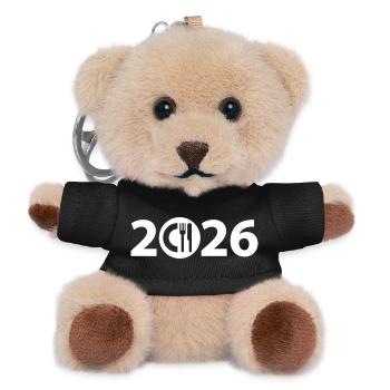 Chef 2026, Chef 2026, Restaurant 2026 - Teddy Keyring - black - Front