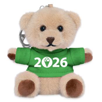 Eis 2026, Eiscreme 2026, Urlaub 2026 - Teddy Keyring - green - Front