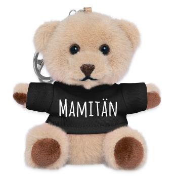 Mamitän Jeu de mots drôle Captain Mama Anchor - Porte-clés ourson - noir - Devant