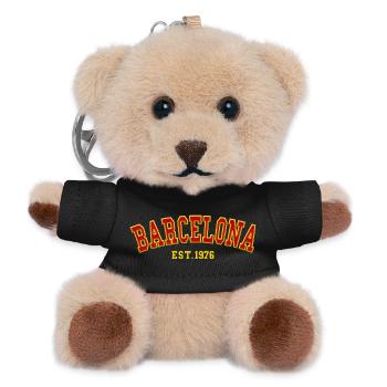 Barcelona Est. 1976 - Teddy Keyring - black - Front