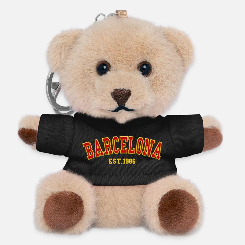 Barcelona Est. 1986 - Teddy Keyring - black