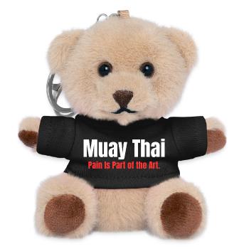 Eight Limbs. One Mind. | Muay Thai - Teddy Keyring - black - Front