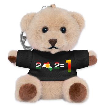 Kurdistan_2-2-_1_zusammenhalt - Teddy Schlüsselanhänger - Schwarz - Vorne