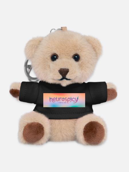 Neuroépicé – Léger à sauvage - Porte-clés ourson - noir