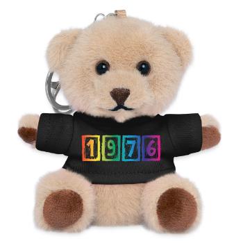 Vintage 1976 - Teddy Schlüsselanhänger - Schwarz - Vorne