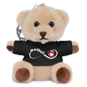 Cycling ball, cycleball, indoor cycling - Teddy Keyring - black - Front