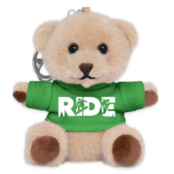 Ride Snowboarden Snowboard Snowboarder - Teddy Schlüsselanhänger - Grün - Vorne