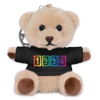 Vintage 1996 - Teddy Schlüsselanhänger - Schwarz - Vorne