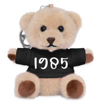 1985 Anniversaire 1985 - Porte-clés ourson - noir - Devant