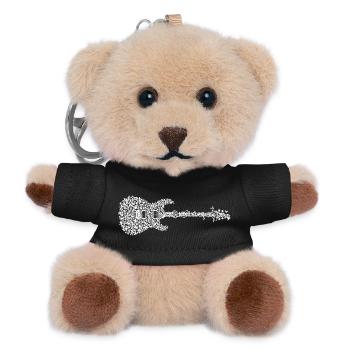 Butterfly Electric Guitar - Teddy Keyring - black - Front