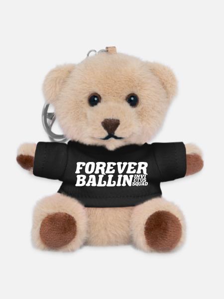 Forever Ballin Squad - Teddy Keyring - black