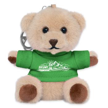 Campingauto Landschaft  - Teddy Schlüsselanhänger - Grün - Vorne
