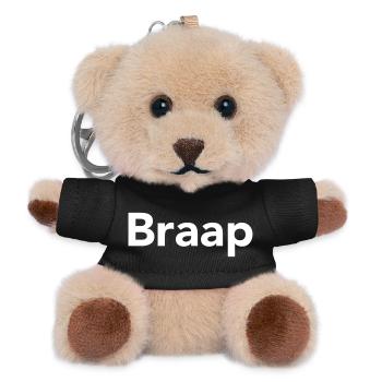 Braap das Geräusch des Zweitaktmotorrads - Teddy Schlüsselanhänger - Schwarz - Vorne